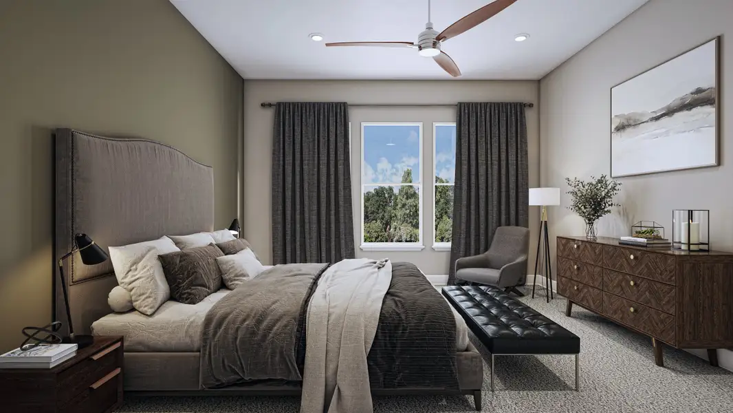 Representative furnished interior of a home built from the Turin by Beazer Homes in Highland Estates, San Antonio (Image 4). Representative furnished interior of a home built from the Turin by Beazer Homes in Highland Estates, San Antonio (Image 4).