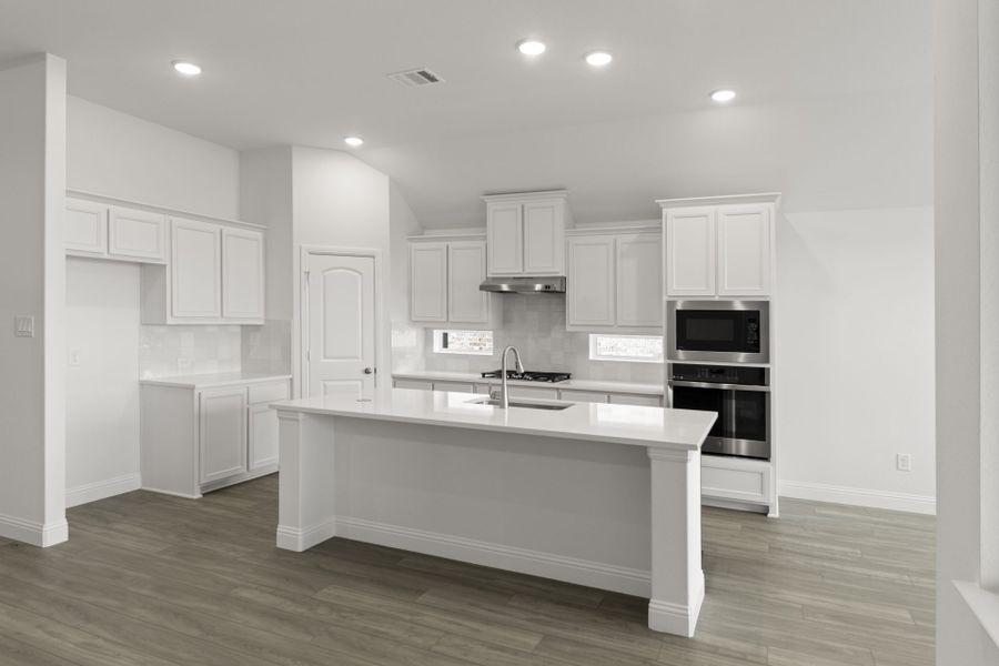 Furnished interior view inside a new home in Creekview Meadows, Pilot Point (Image 6).