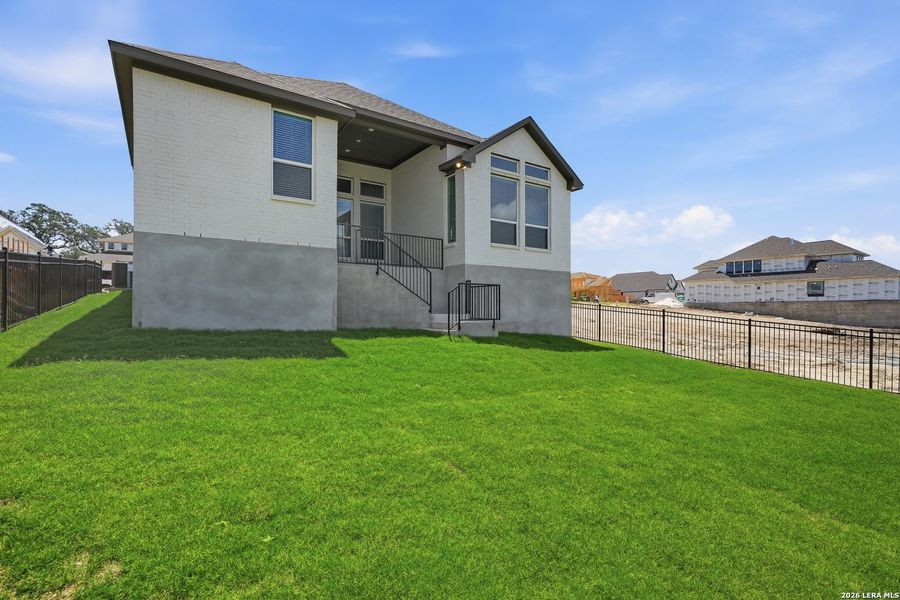 Exterior details and patio area of a home in Esperanza 50's, Boerne (Image 31).