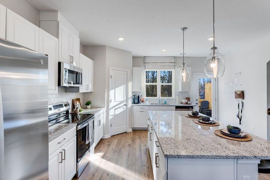Furnished interior view inside a new home in Hampton Trace, Marietta (Image 28).