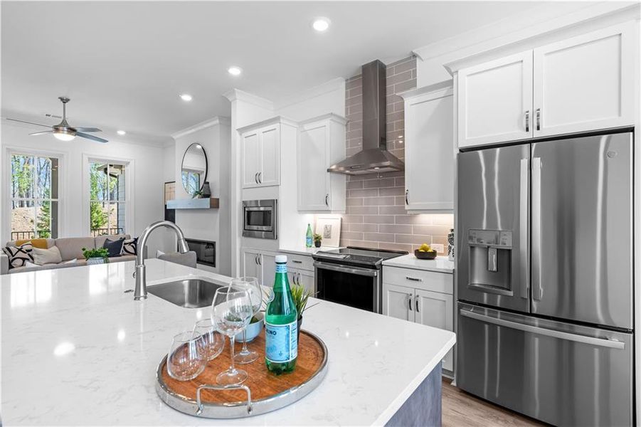 Furnished interior view inside a new home in Waterside Condos, Peachtree Corners (Image 5).