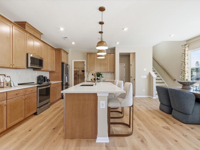 Representative furnished interior of a home built from the Elizabeth by Tri Pointe Homes in Amplitude, Charlotte (Image 10). Representative furnished interior of a home built from the Elizabeth by Tri Pointe Homes in Amplitude, Charlotte (Image 10).