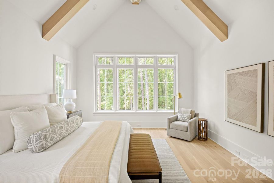 Furnished interior view inside a new home in , Charlotte (Image 37).