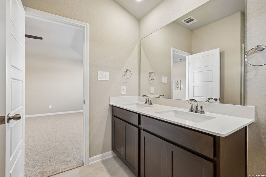 Furnished interior view inside a new home in Remington Ranch, San Antonio (Image 13).