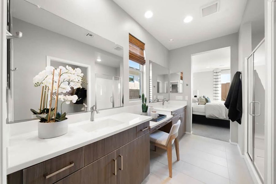 Furnished interior view inside a new home in Meridian, Queen Creek (Image 8).