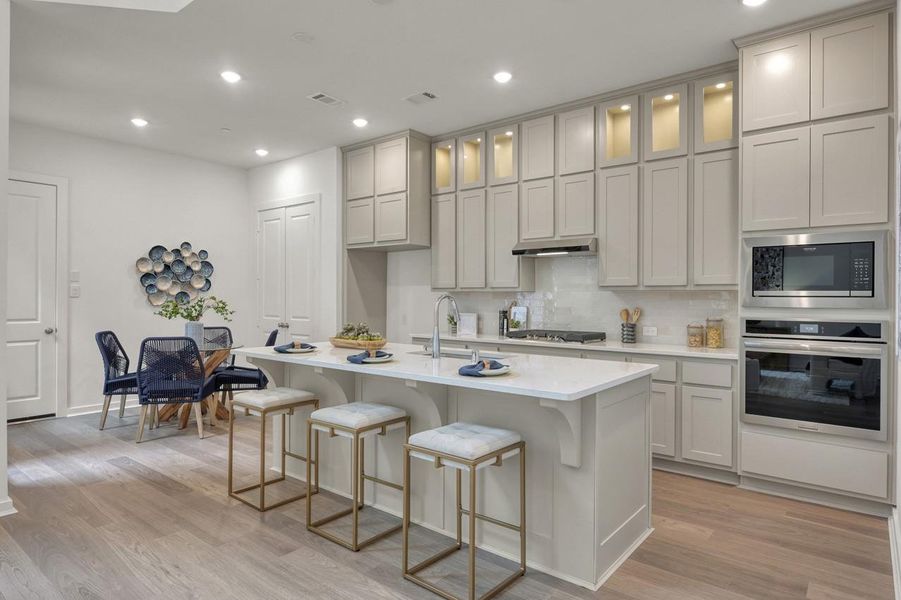 Furnished interior view inside a new home in Woodforest Townhomes, Montgomery (Image 25).