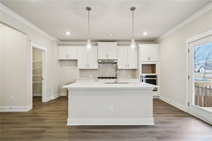 Furnished interior view inside a new home in Rosewood Lake Estates, Hoschton (Image 17).