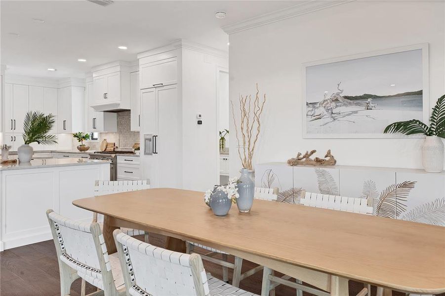 Furnished interior view inside a new home in , Boca Grande (Image 17).