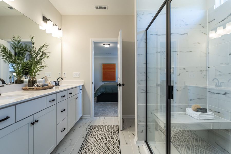 Furnished interior view inside a new home in Drake Estates, Goldsboro (Image 10).