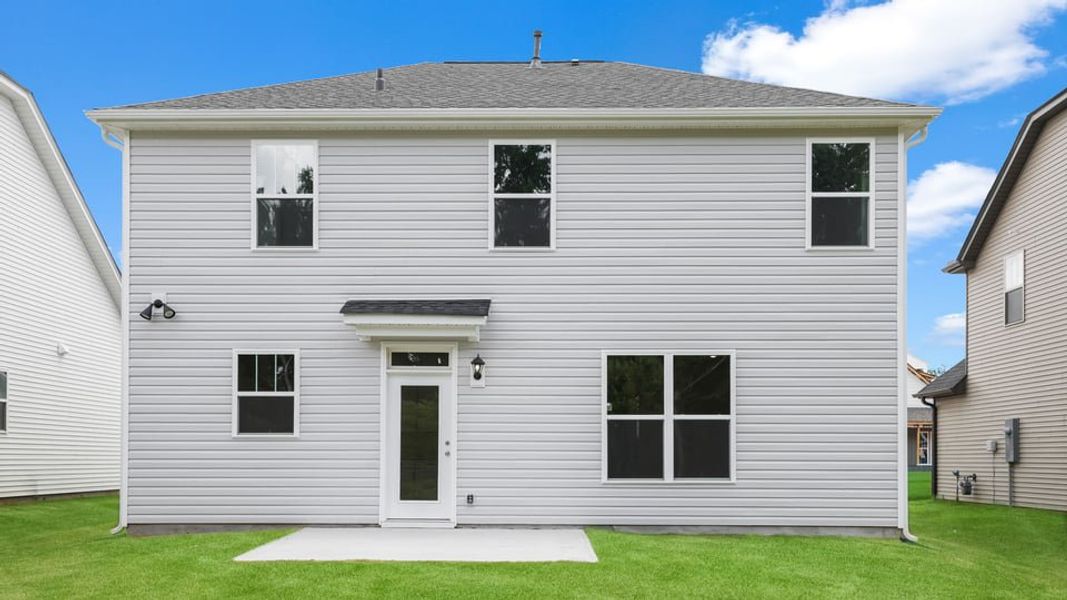 Exterior details and patio area of a home in Briargate, Fountain Inn (Image 18).