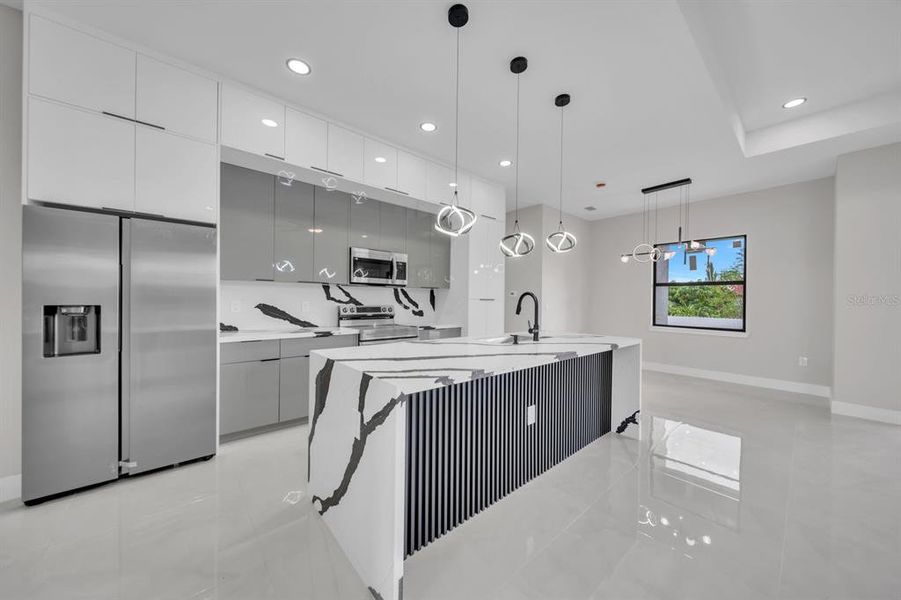 Furnished interior view inside a new home in , Lehigh Acres (Image 6).