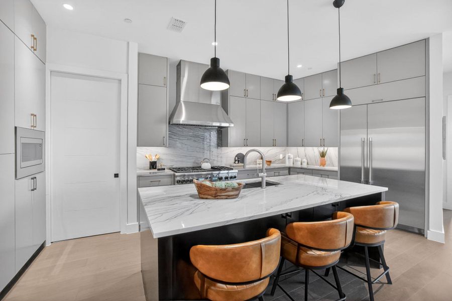 Furnished interior view inside a new home in , West Lake Hills (Image 16).