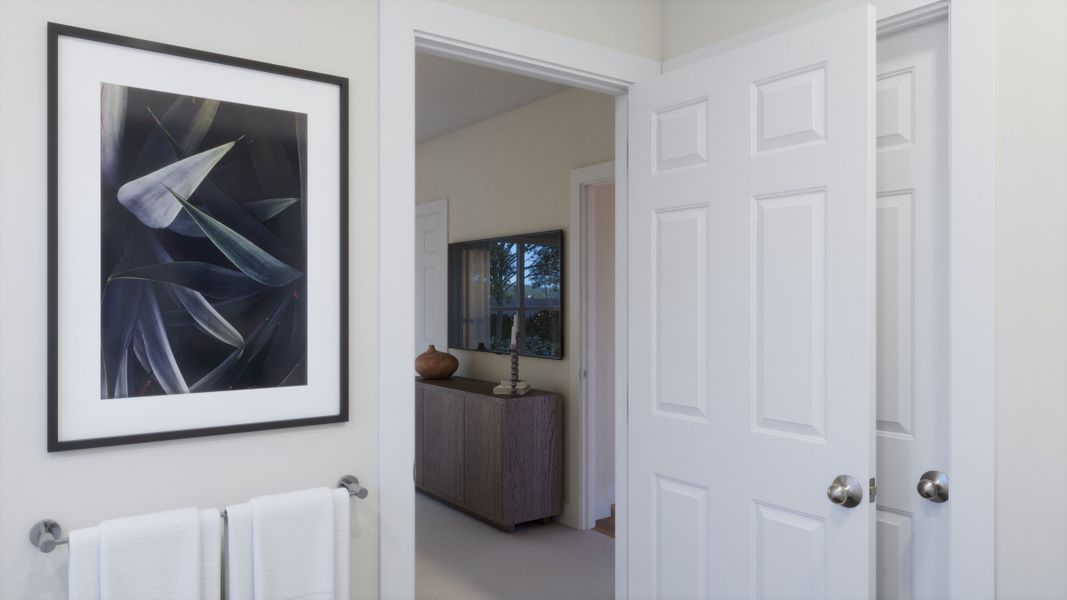 Representative furnished interior of a home built from the Coral by Risewell Homes in Eagletail Landings, Howey-in-the-Hills (Image 11). Representative furnished interior of a home built from the Coral by Risewell Homes in Eagletail Landings, Howey-in-the-Hills (Image 11).