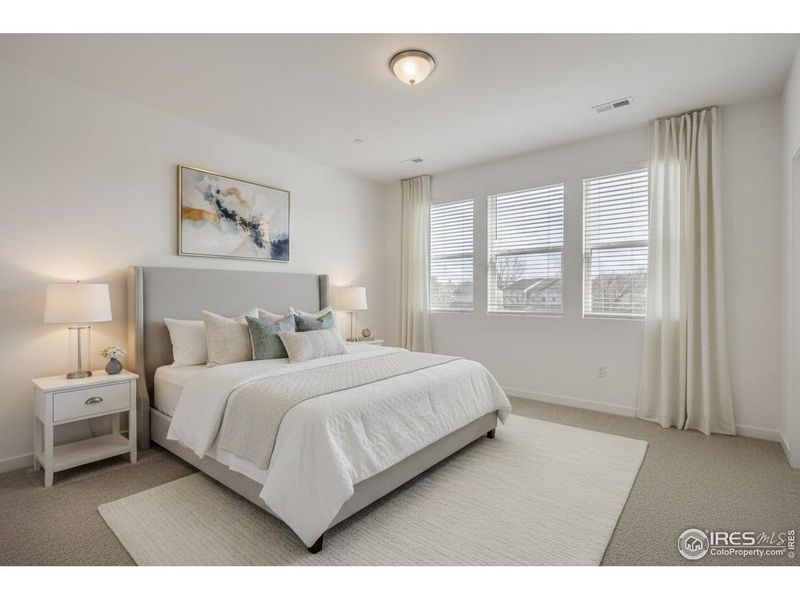 Furnished interior view inside a new home in , Fort Collins (Image 17). Furnished interior view inside a new home in , Fort Collins (Image 17).