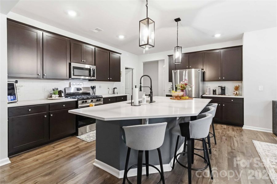 Furnished interior view inside a new home in McFarland Estates, York (Image 25).