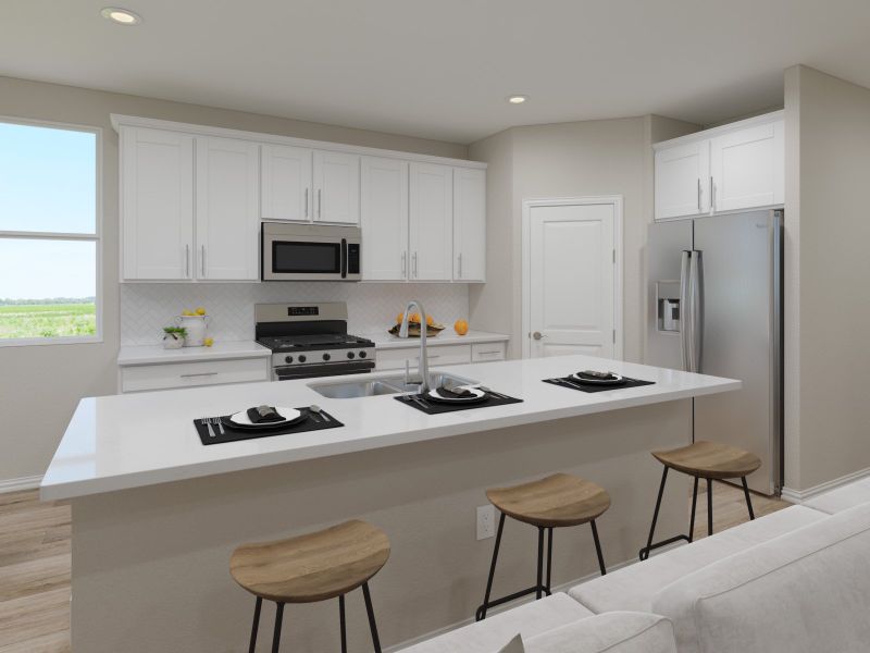 Furnished interior view inside a new home in Eastridge - Premier Series, McKinney (Image 3).