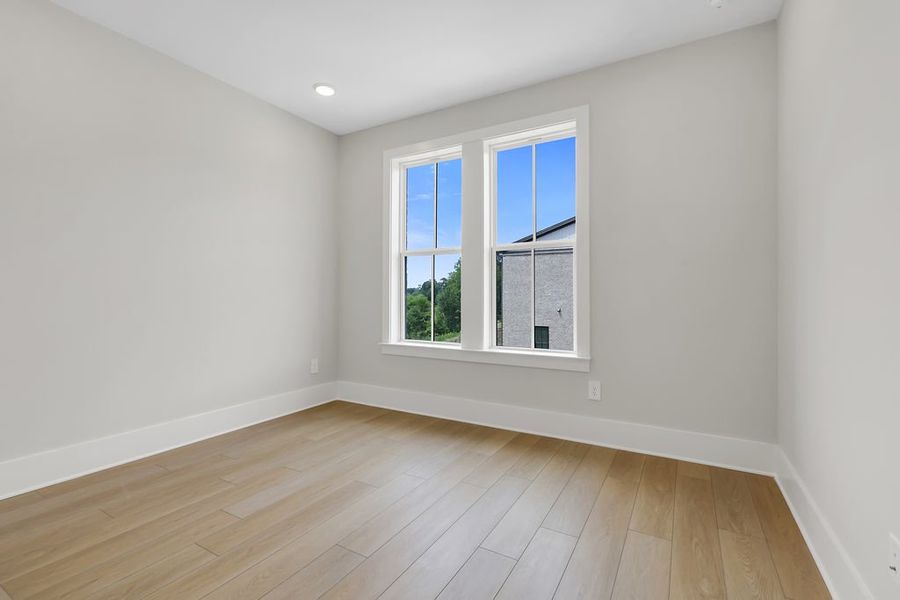 Spacious, unfurnished interior of a new home in Echo Park, Suwanee (Image 24). Spacious, unfurnished interior of a new home in Echo Park, Suwanee (Image 24).