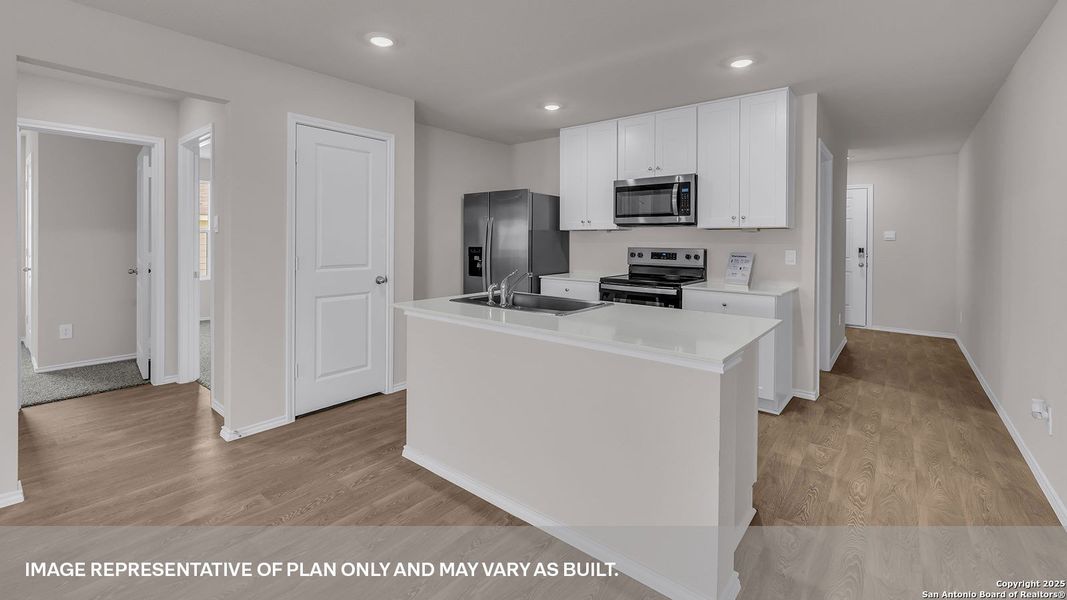 Furnished interior view inside a new home in Sunset Oaks, Maxwell (Image 4).