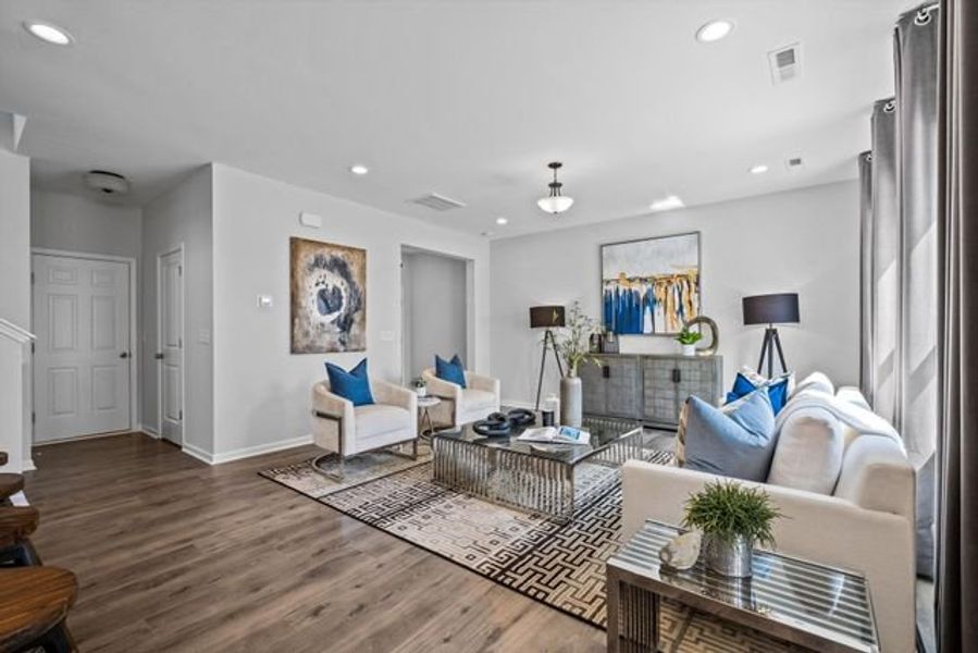 Representative furnished interior of a home built from the The Knox by True Homes in Shay Crossing, Salisbury (Image 10).