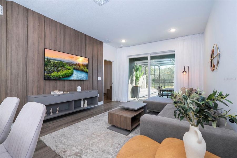 Furnished interior view inside a new home in , Kissimmee (Image 17).