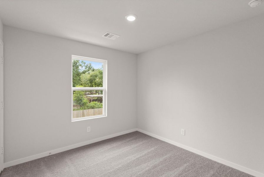 Spacious, unfurnished interior of a new home in Crockett Meadows, Conroe (Image 24). Spacious, unfurnished interior of a new home in Crockett Meadows, Conroe (Image 24).