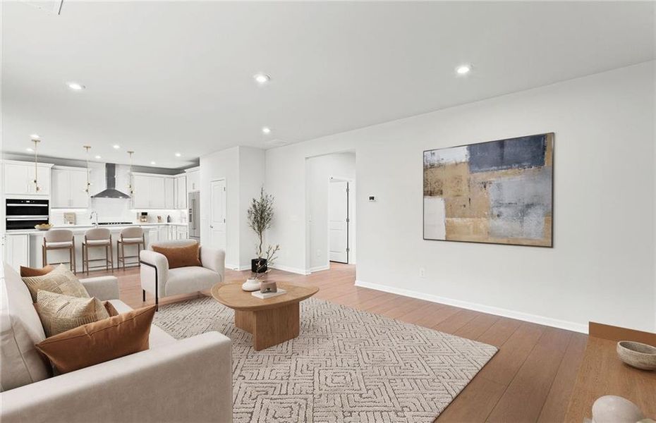 Furnished interior view inside a new home in Linden Grove, Powder Springs (Image 5).