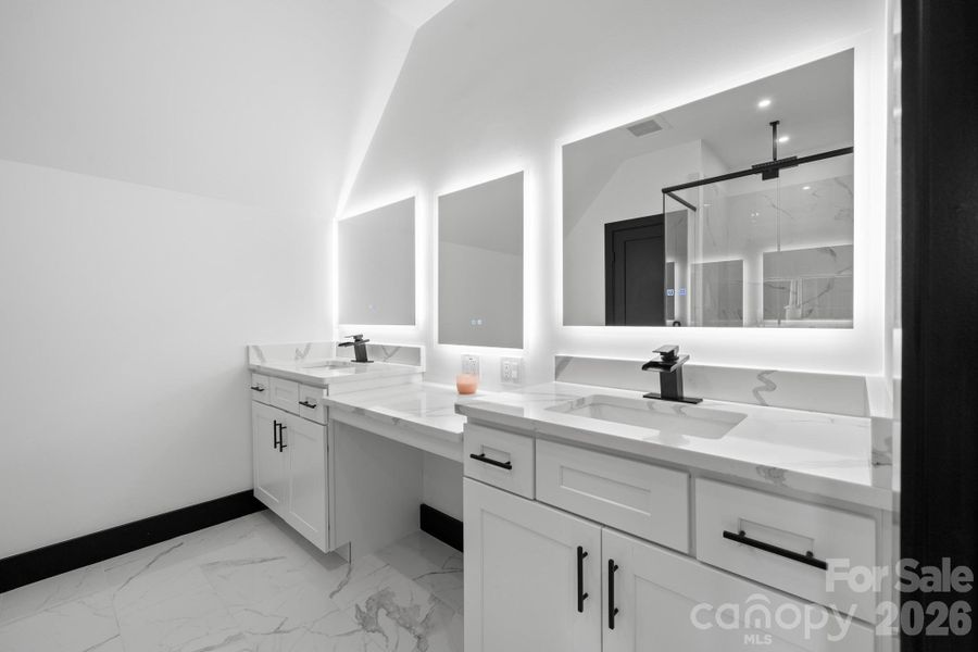 Furnished interior view inside a new home in , Mills River (Image 6).