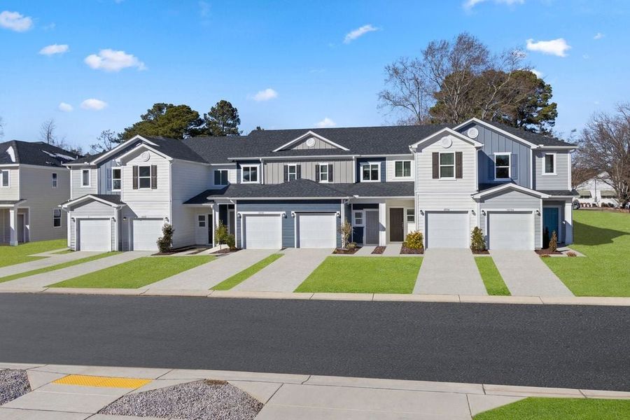 Representative exterior photo of a completed home built from the Plan 1359 Modeled by KB Home in Richland Reserve, Raleigh, NC (Image 9).