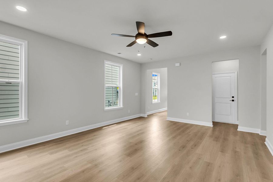 Spacious, unfurnished interior of a new home in High Point at Foxbank, Moncks Corner (Image 64).