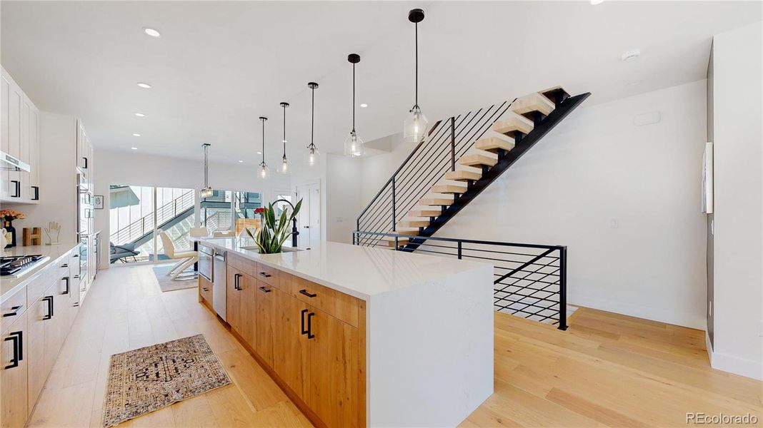 Furnished interior view inside a new home in , Denver (Image 29).