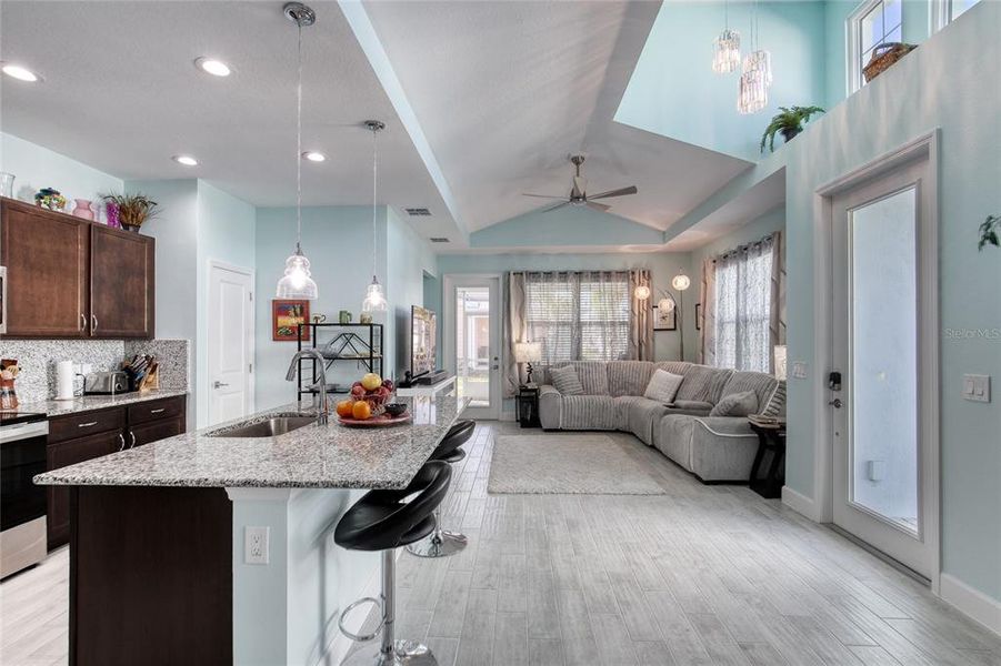 Furnished interior view inside a new home in , Daytona Beach (Image 12).