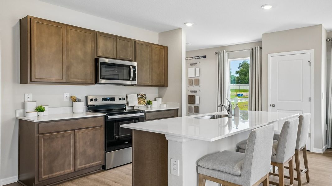 Furnished interior view inside a new home in Northwater at Two Rivers, Zephyrhills (Image 18).