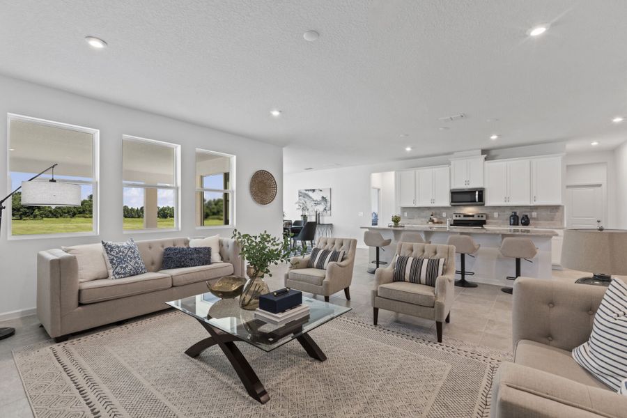 Representative furnished interior of a home built from the Red Bud by Mattamy Homes in Crosswind Ranch, Parrish (Image 9).