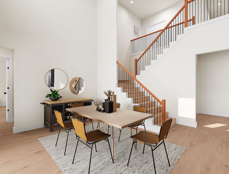 Representative furnished interior of a home built from the Zenith by Tri Pointe Homes in Noven, Leander (Image 15). Representative furnished interior of a home built from the Zenith by Tri Pointe Homes in Noven, Leander (Image 15).
