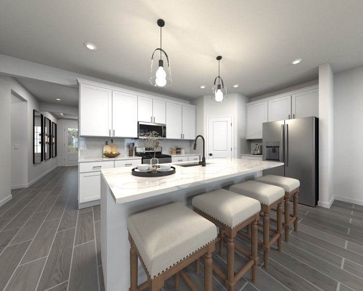 Furnished interior view inside a new home in Colbert Landings - Reserve Series, Palm Coast (Image 3).