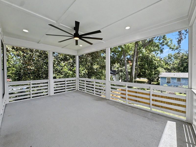 Exterior details and patio area of a home in , North Charleston (Image 24).