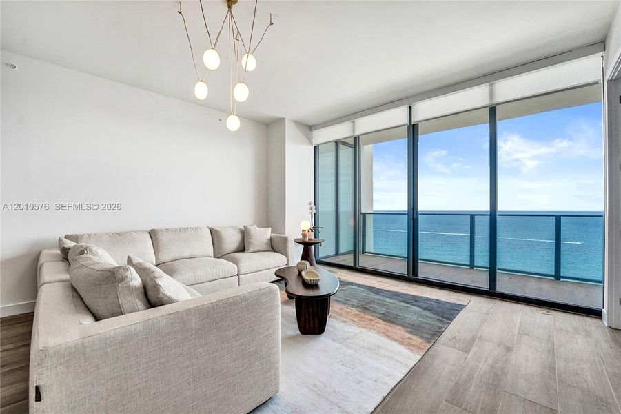 Furnished interior view inside a new home in , Pompano Beach (Image 33).