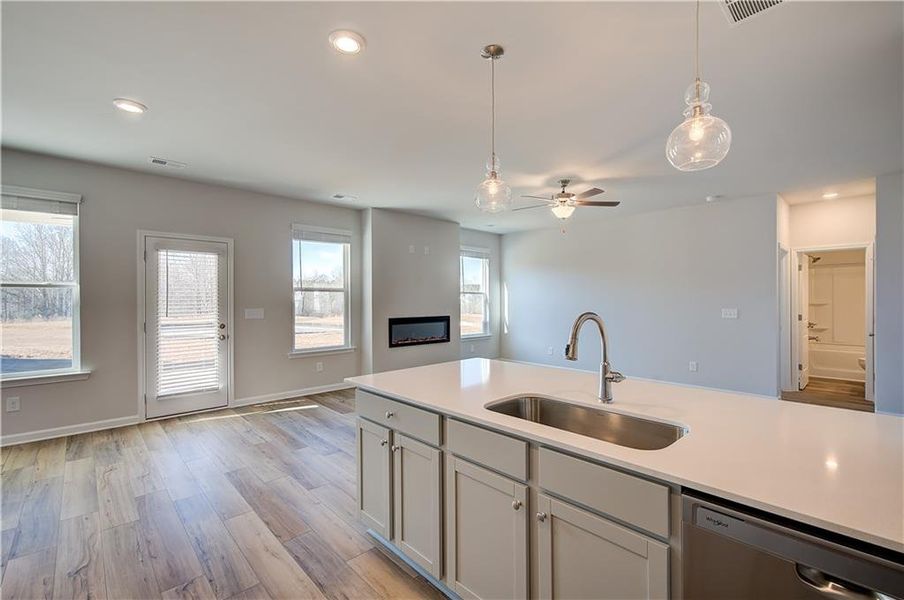 Furnished interior view inside a new home in Chapel Hill, Newnan (Image 8).