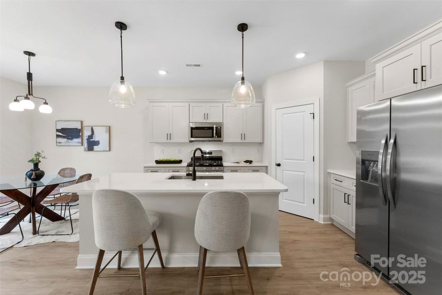 Furnished interior view inside a new home in , Charlotte (Image 15).