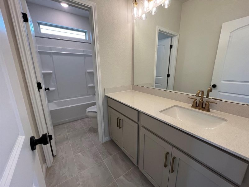 Furnished interior view inside a new home in The Cottages at Lariat, Liberty Hill (Image 11).