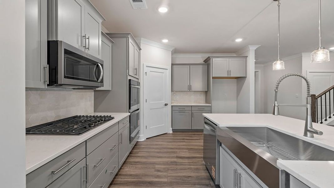 Furnished interior view inside a new home in Cottonwood Ridge, Piedmont (Image 11). Furnished interior view inside a new home in Cottonwood Ridge, Piedmont (Image 11).