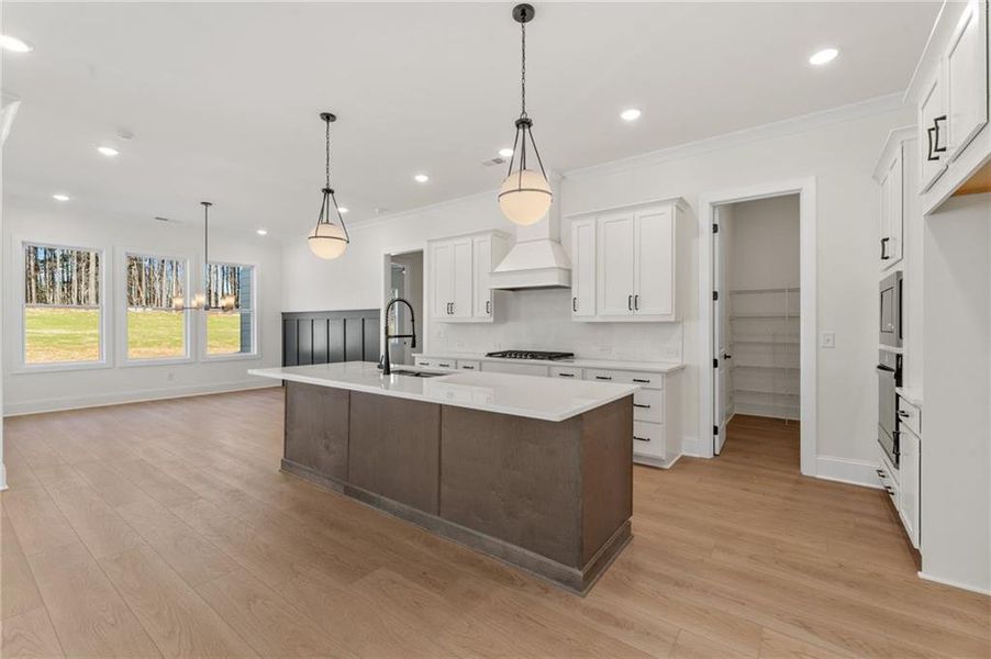 Furnished interior view inside a new home in The Reserve at Knollwood, Canton (Image 6).