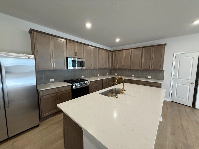 Furnished interior view inside a new home in The Cottages at La Cima, San Marcos (Image 5).