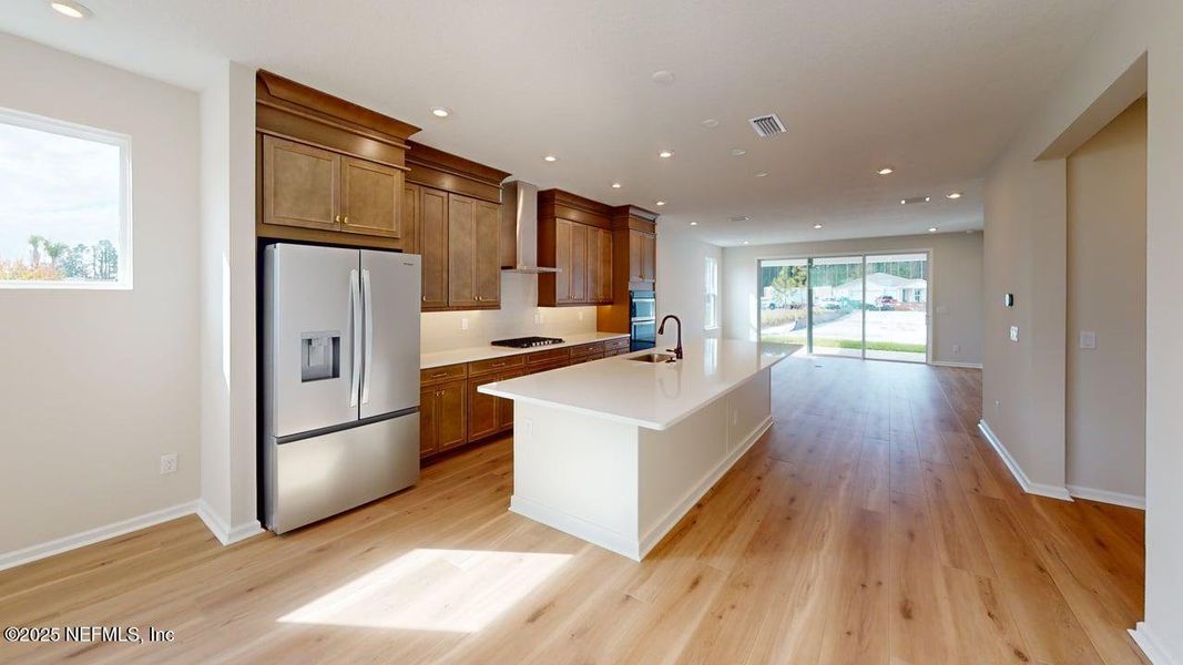 Furnished interior view inside a new home in RiverTown - WaterSong, St. Johns (Image 4).