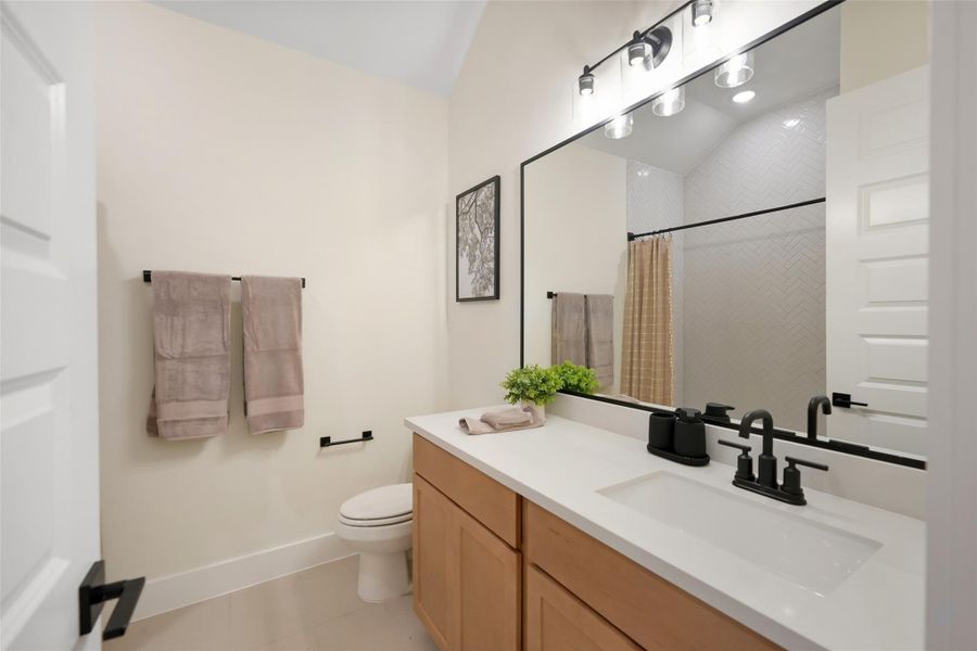 Furnished interior view inside a new home in Pine Rock South, Conroe (Image 25). Furnished interior view inside a new home in Pine Rock South, Conroe (Image 25).