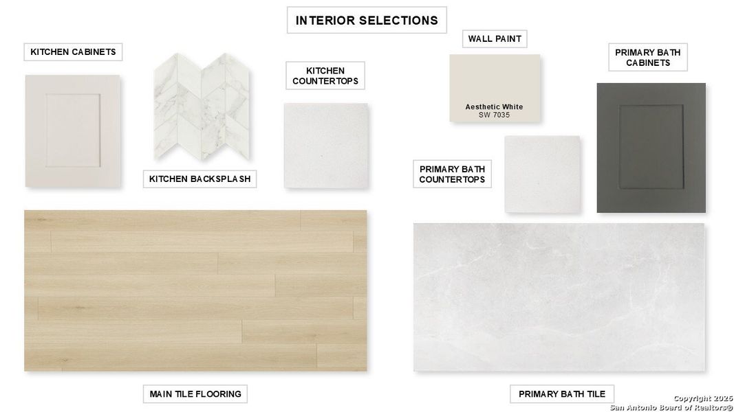 Sample of building materials used in homes in Veramendi 60', New Braunfels (Image 24).