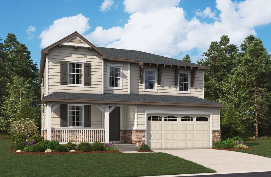 Hemingway-D250-HarvestCrossing Elevation D