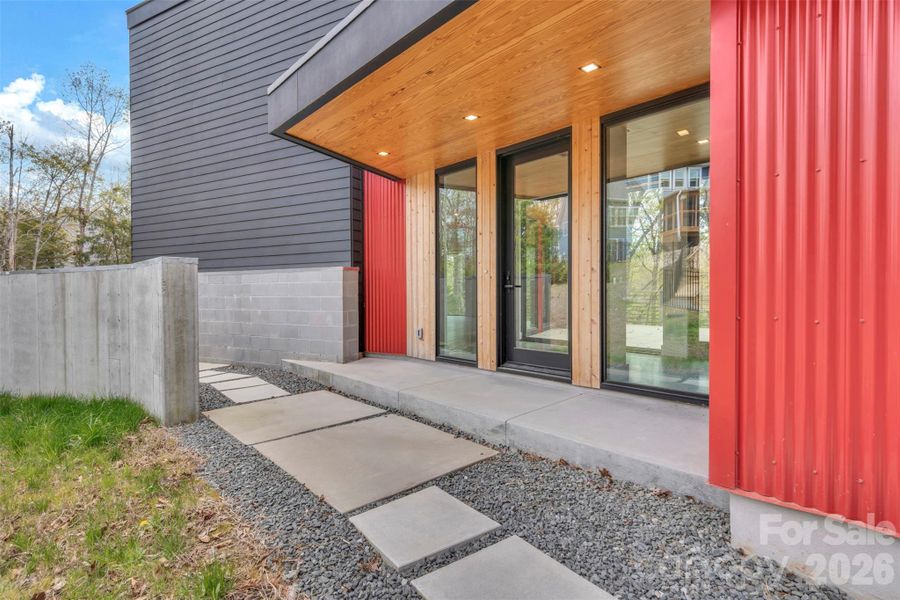 Exterior details and patio area of a home in , Clover (Image 29).