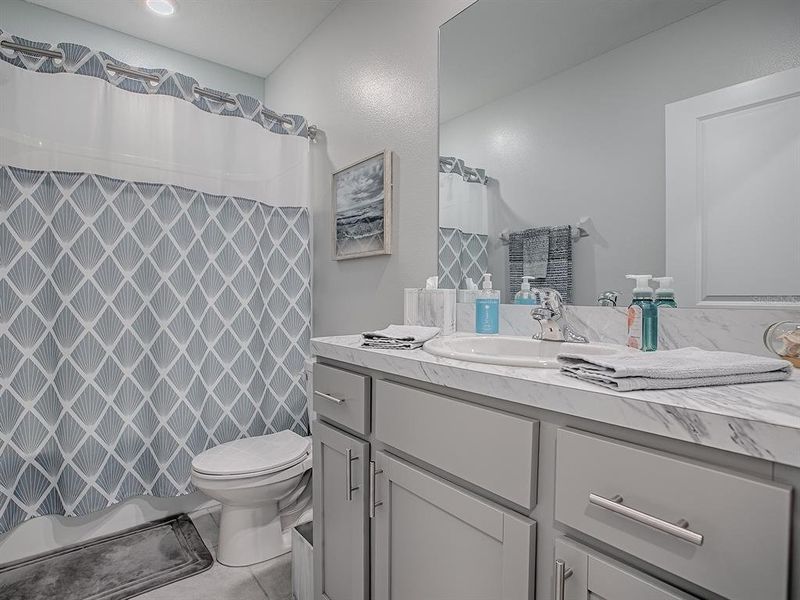 Furnished interior view inside a new home in , Wildwood (Image 27).