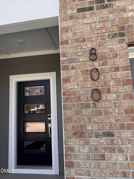 Exterior details and patio area of a home in Page Townes, Morrisville (Image 3).